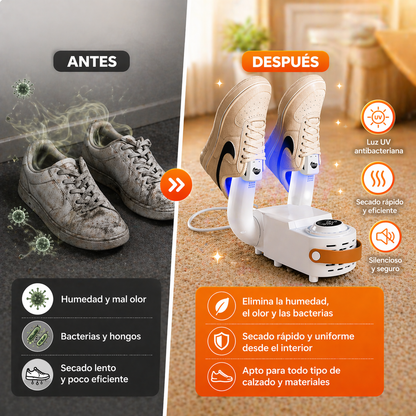 Secador de Zapatos UV inteligente 360°